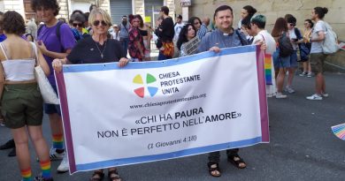 La Chiesa Protestante Unita al Toscana Pride di Livorno
